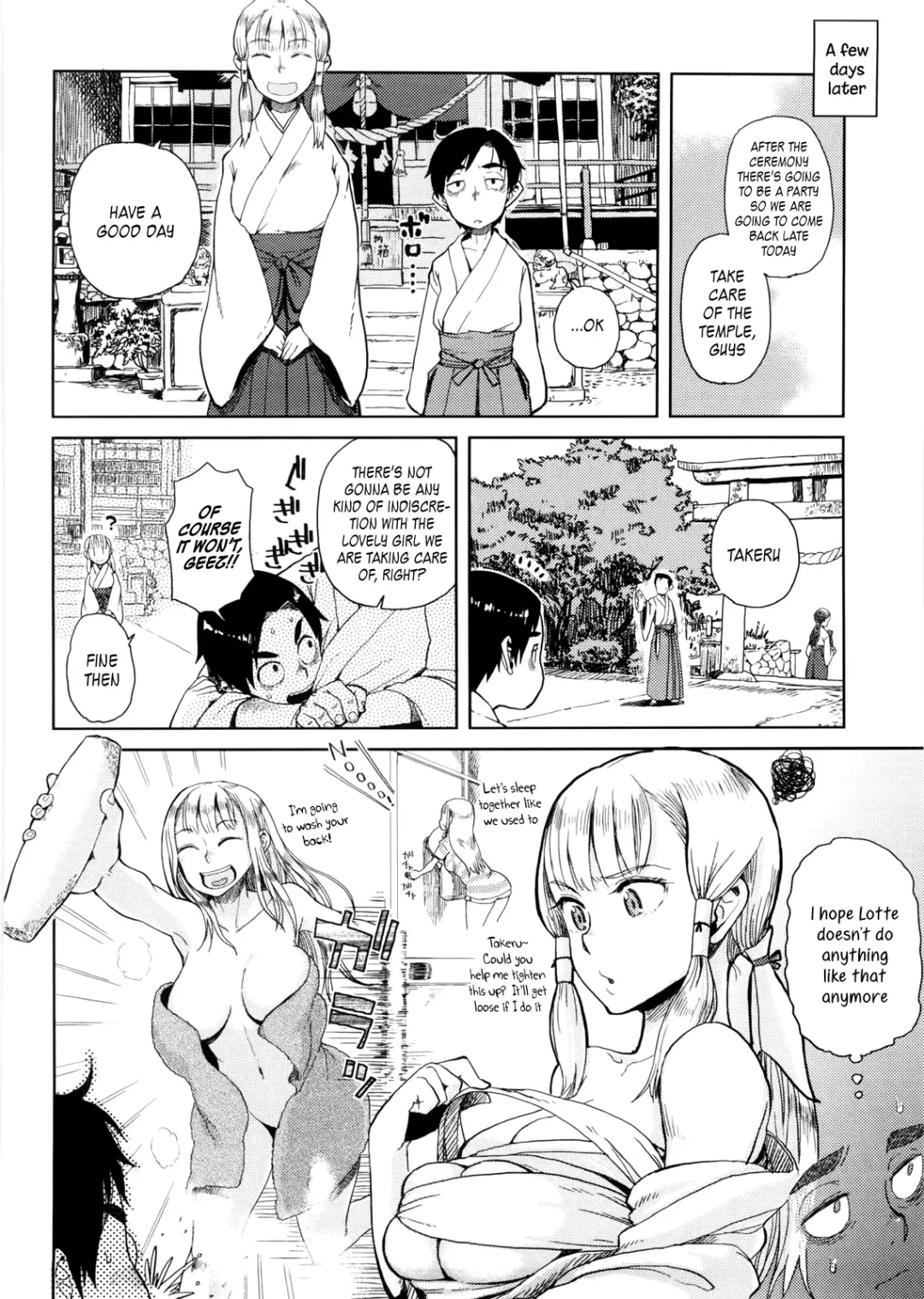 [Oomori Harusame] Hiiro no Anoko Nya Te ga Dasenai | That Shrine Maiden is out of your League Fhentai - Page 4