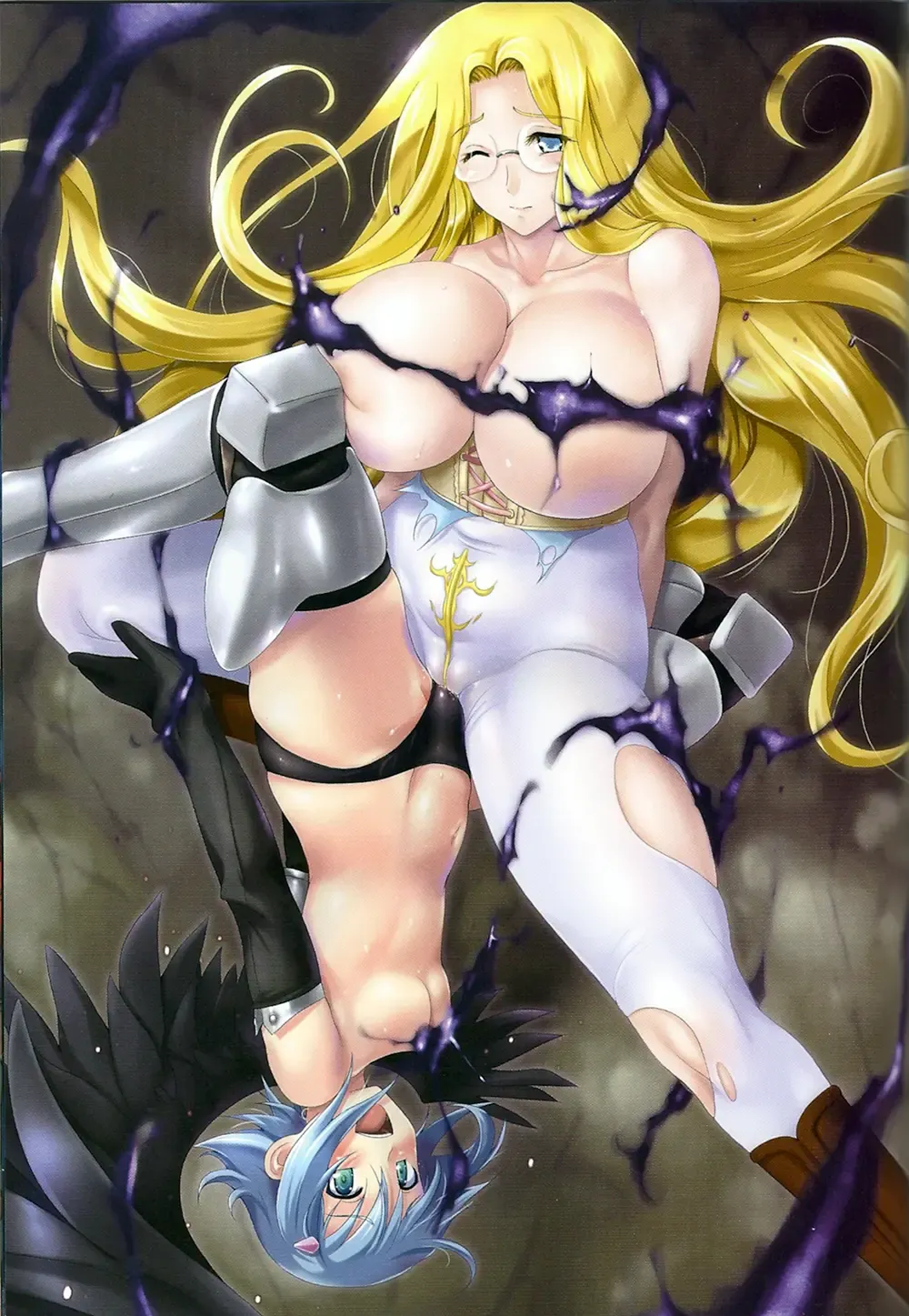 Queen's Blade Kanzen Haiboku Gashuu Vanquished Queens 2 Fhentai - Page 34