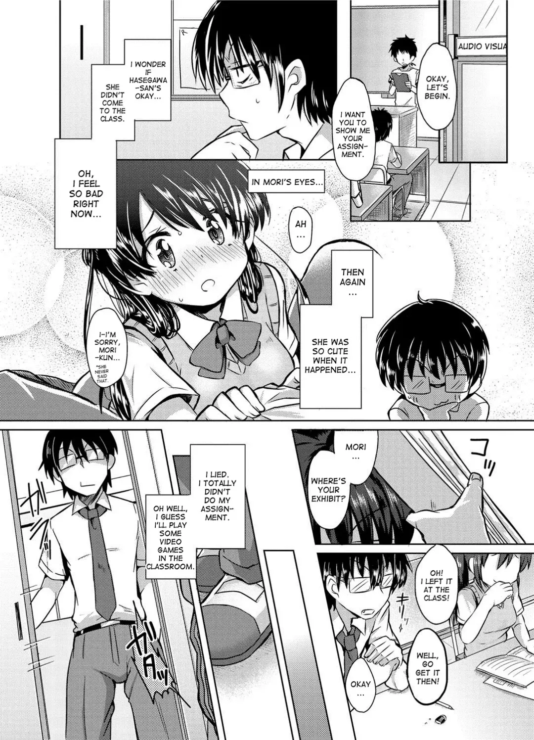 [Kamiya Zuzu] Hasegawa-san to Mori-kun | Hasegawa-san and Mori-kun Fhentai.net - Page 3