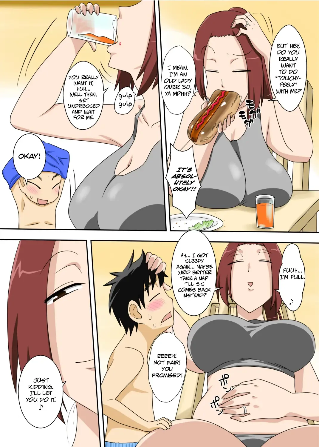 Muchi-Muchi Kyojo no Oba-chan to Eroi Koto Suru ze! Fhentai - Page 11