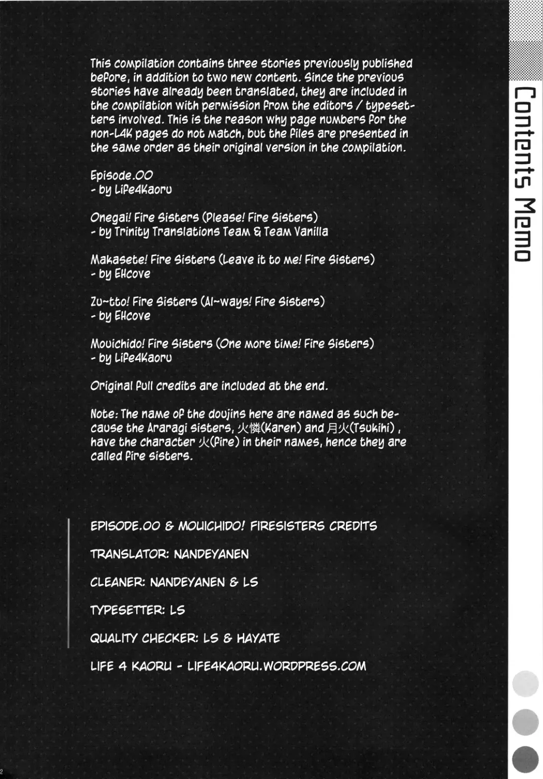 [Takei Ooki] Onegai! FireSisters★ -Soushuuhen- Fhentai - Page 2