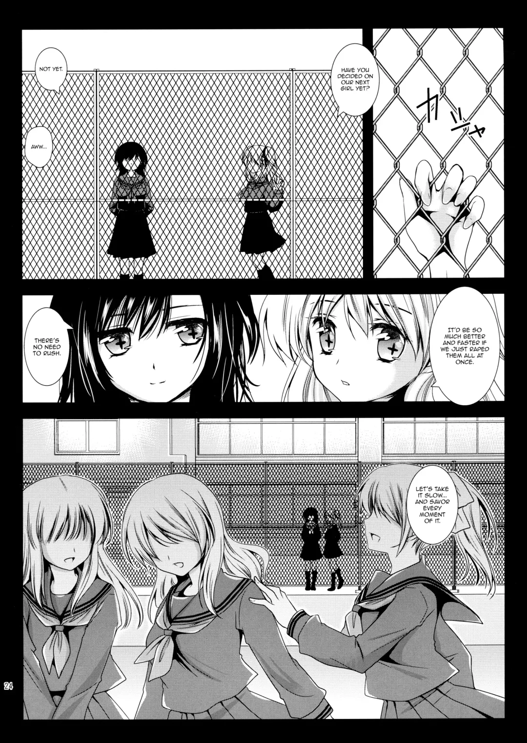 [Kurosawa Kiyotaka] Seifuku Shokushu 2 | Uniform Tentacles 2 Fhentai - Page 23