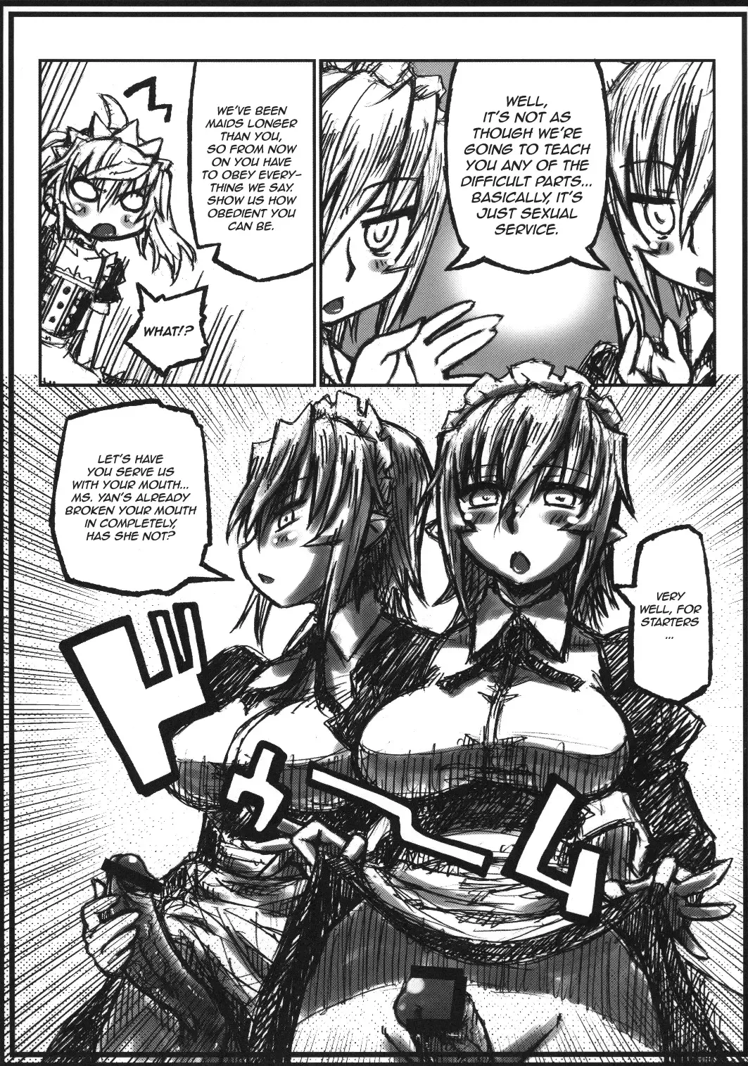 [Murasame Maru] Orenchi no Maid-tachi ga Konna ni Futanari na Wake ga nai | My Maids Can't Have This Much Dick Fhentai - Page 6