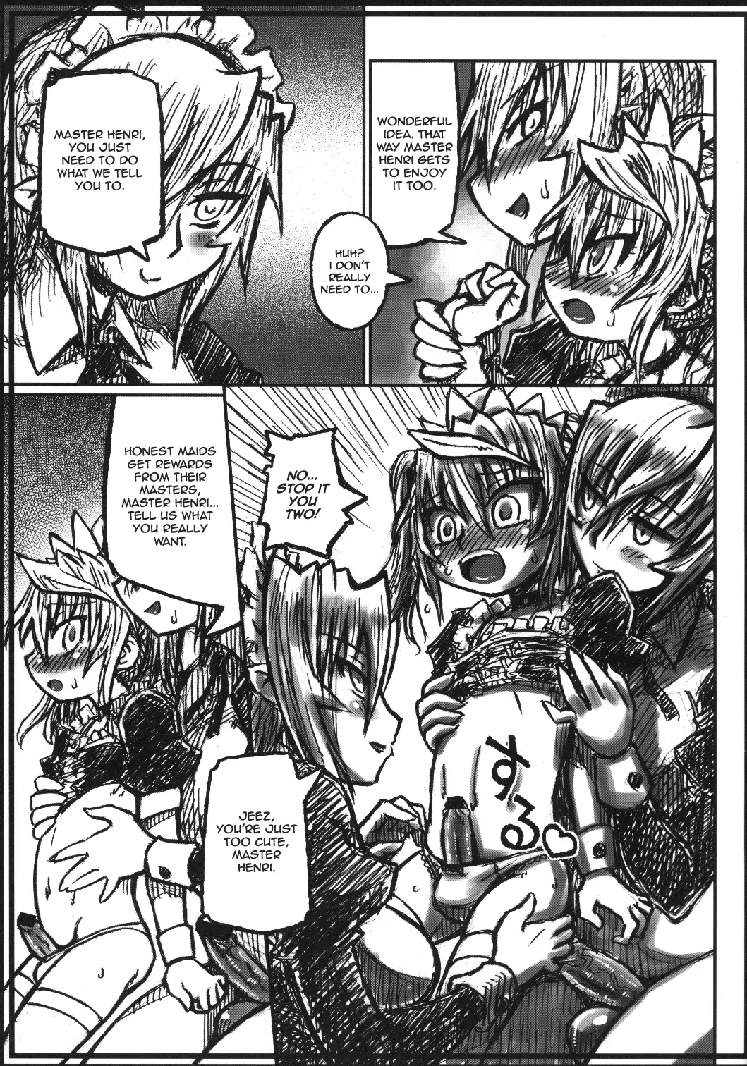 [Murasame Maru] Orenchi no Maid-tachi ga Konna ni Futanari na Wake ga nai | My Maids Can't Have This Much Dick Fhentai - Page 8