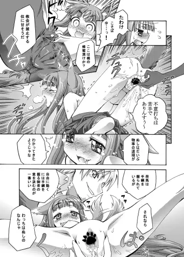 [Tsukino Kitsune - Yokaze] Ookami to Towa ni Fhentai - Page 20