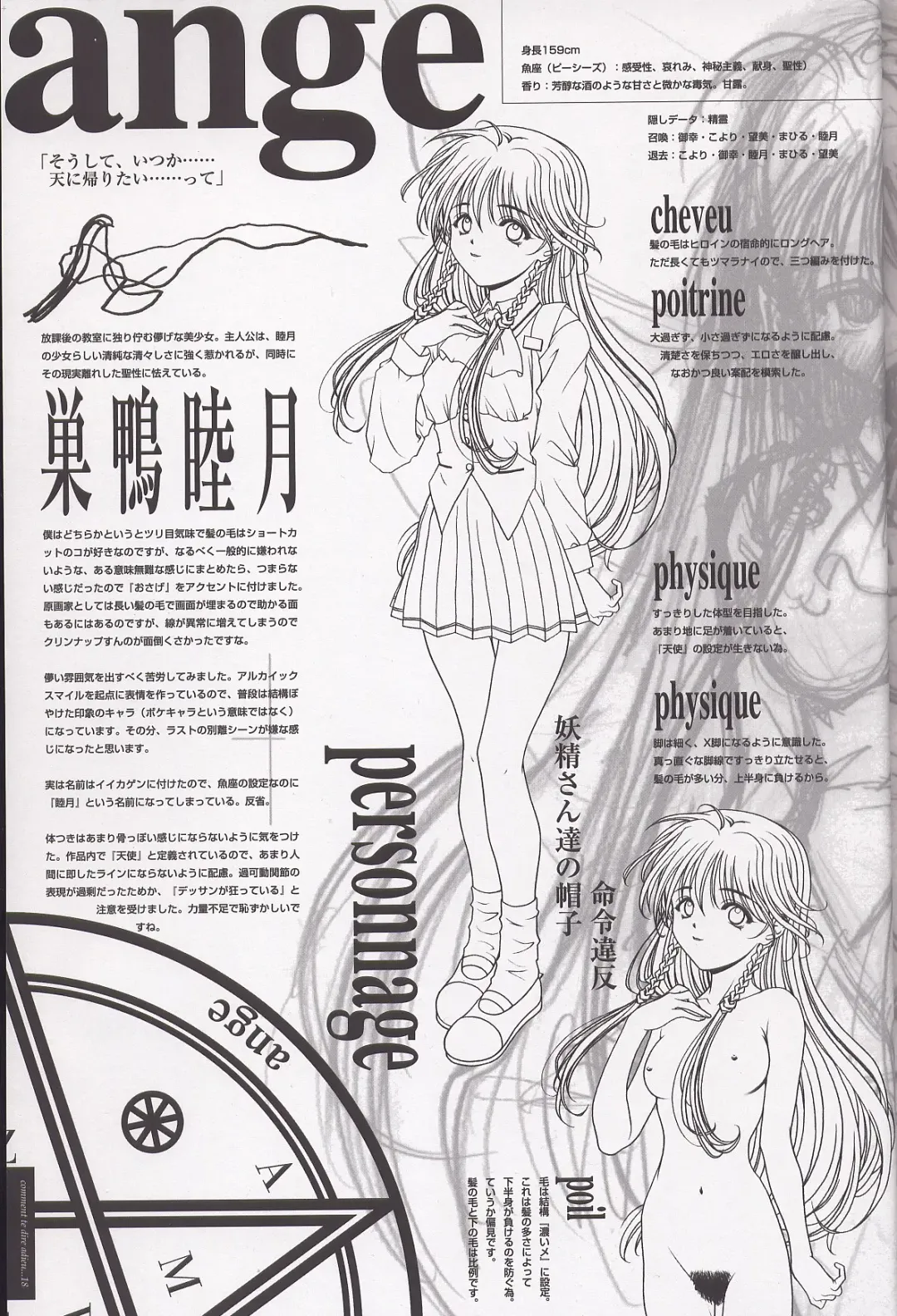 [Nagaoka Kenzou] Sayonara wo Oshiete Settei Shiryou & Genga shuu Fhentai - Page 23