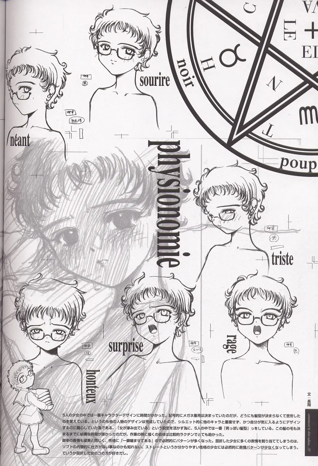 [Nagaoka Kenzou] Sayonara wo Oshiete Settei Shiryou & Genga shuu Fhentai - Page 42