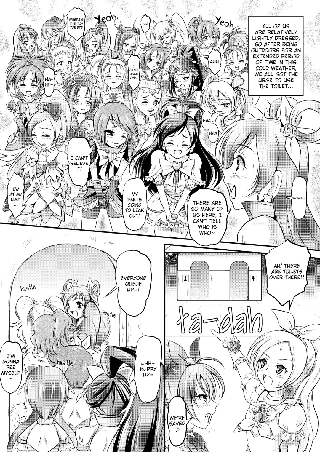 [Matsutaka Zon] Omorashi All-Stars DX | Pants-Wetting All-Stars DX Fhentai - Page 3