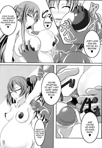 [Bokujou Nushi K] Irakabeshi Sugite Atama ga Okashiku Natta Hito ga Kangaeta SAO-hon | A SAO Book Drawn by a Man Driven Insane by Bashing his Head Against a Wall Fhentai - Page 17