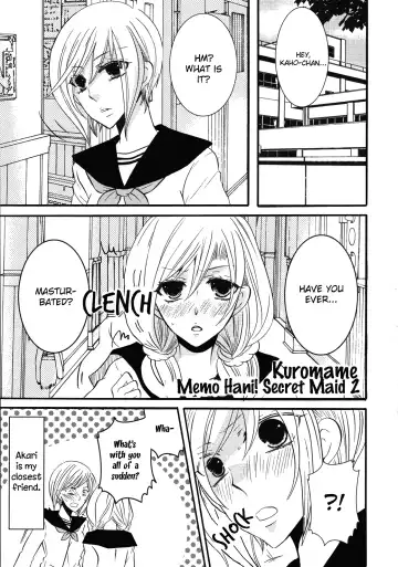 Read [Kuromame] Memo Hani! Secret Maid 2 - Fhentai.net