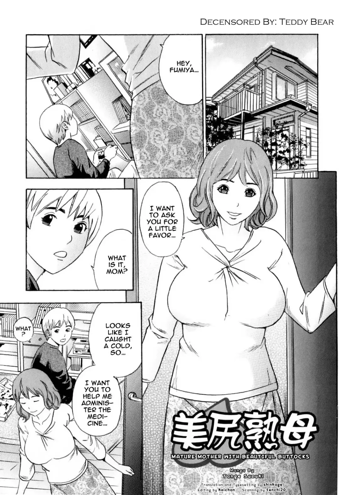 Read [Tange Suzuki] Bishiri Inbo | Mature Mother with Beautiful Buttocks (decensored) - Fhentai.net