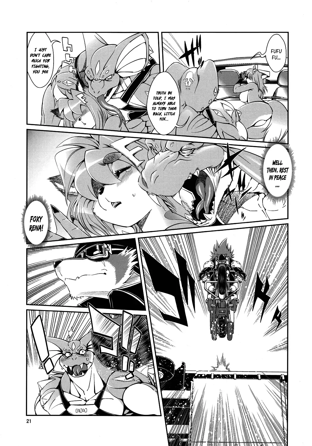 [Amakuchi] Mahou no Juujin Foxy Rena 3 Fhentai - Page 22