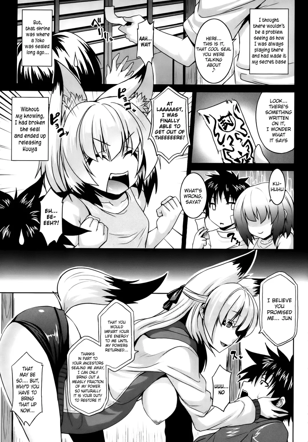 [Somejima] Kitsune no Osananajimi | A Foxy Childhood Friend Fhentai - Page 3