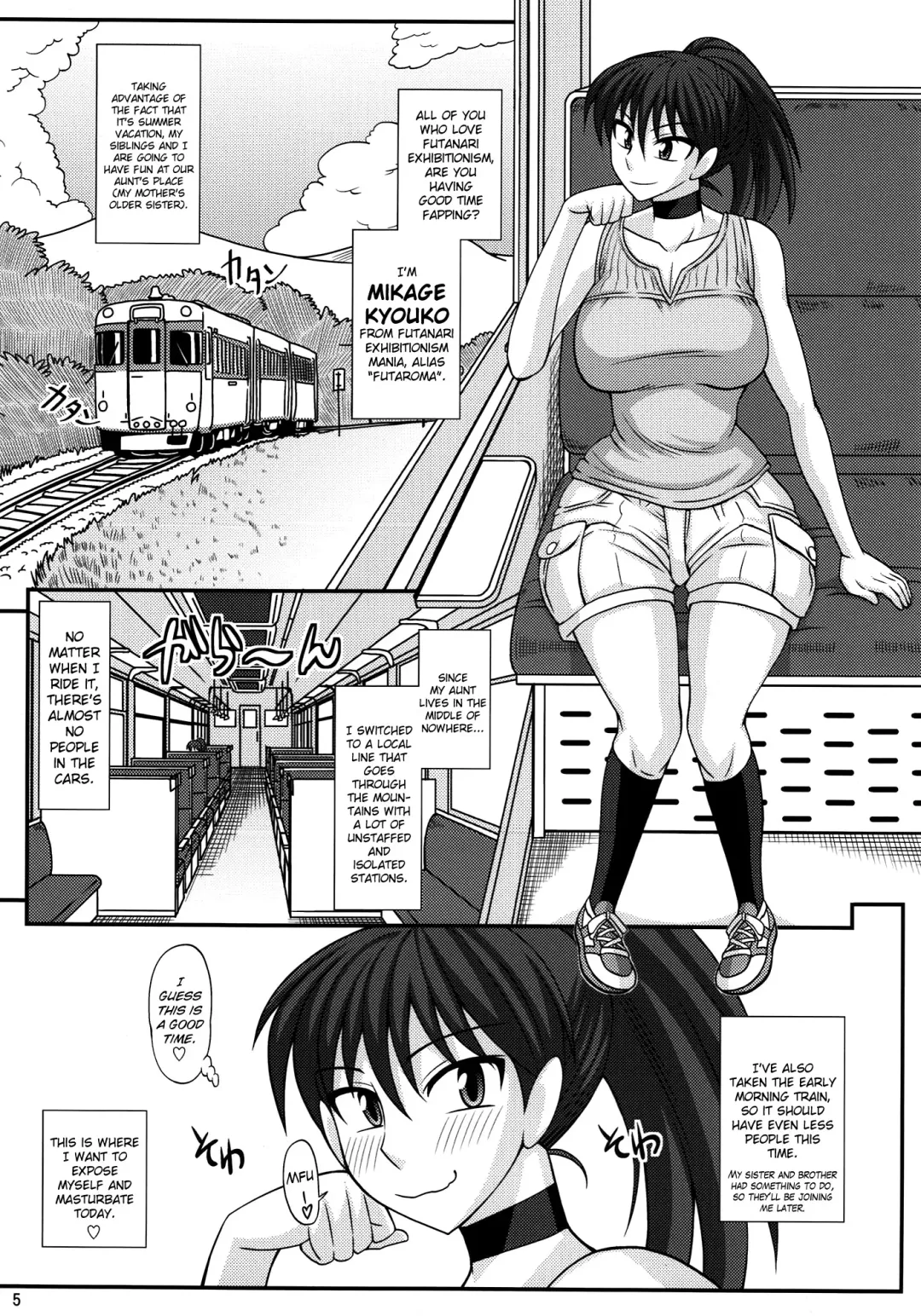 [Kurenai Yuuji] Futanari Roshutsu Mania 6 Fhentai - Page 5