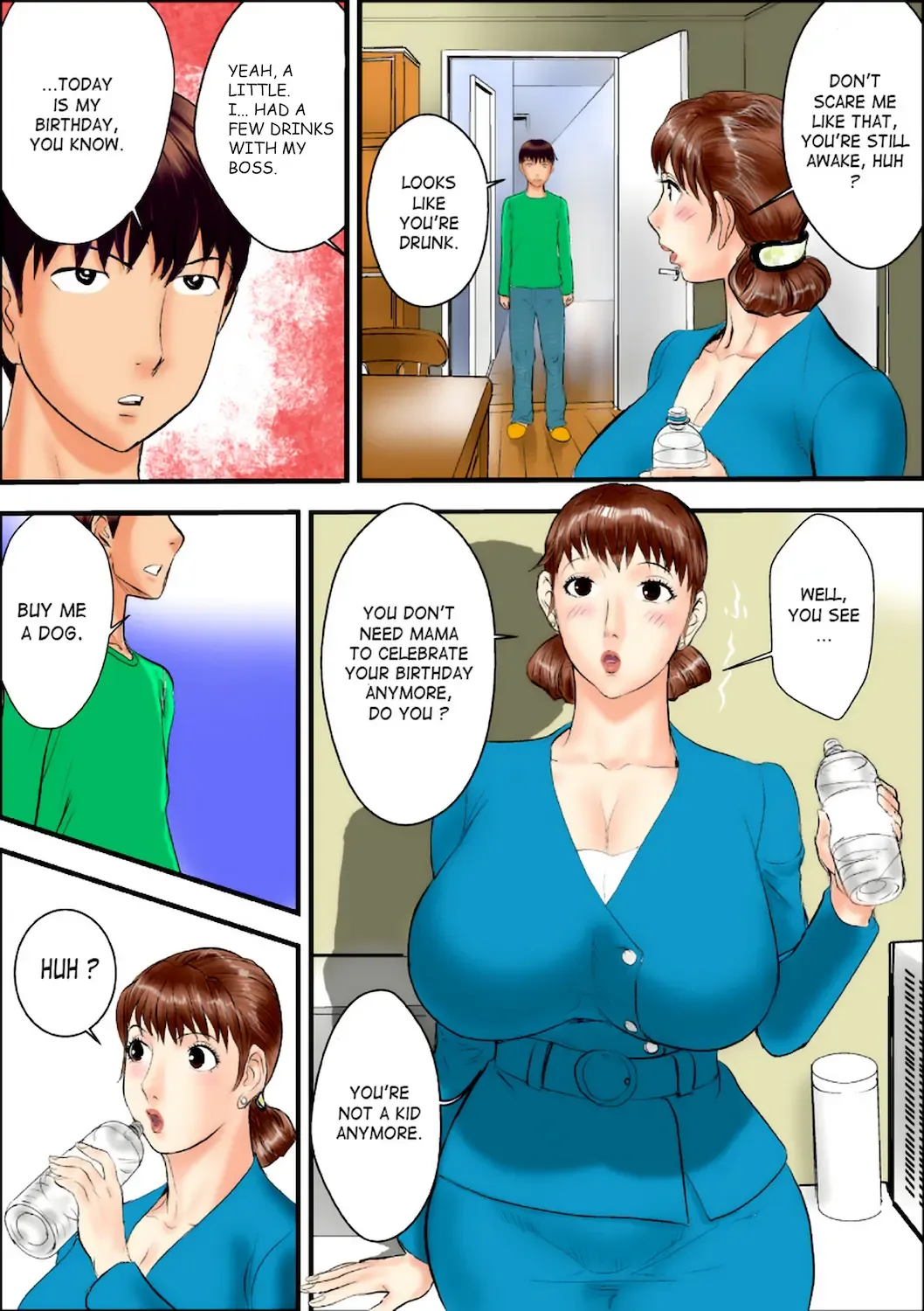 [Jinsuke] Kaa-san wa Boku no Mesuinu da | Mom Is My Female Dog. Fhentai - Page 3