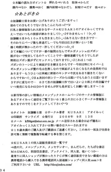 [Aoi Mikku] Dorei Kishi III Fhentai - Page 33