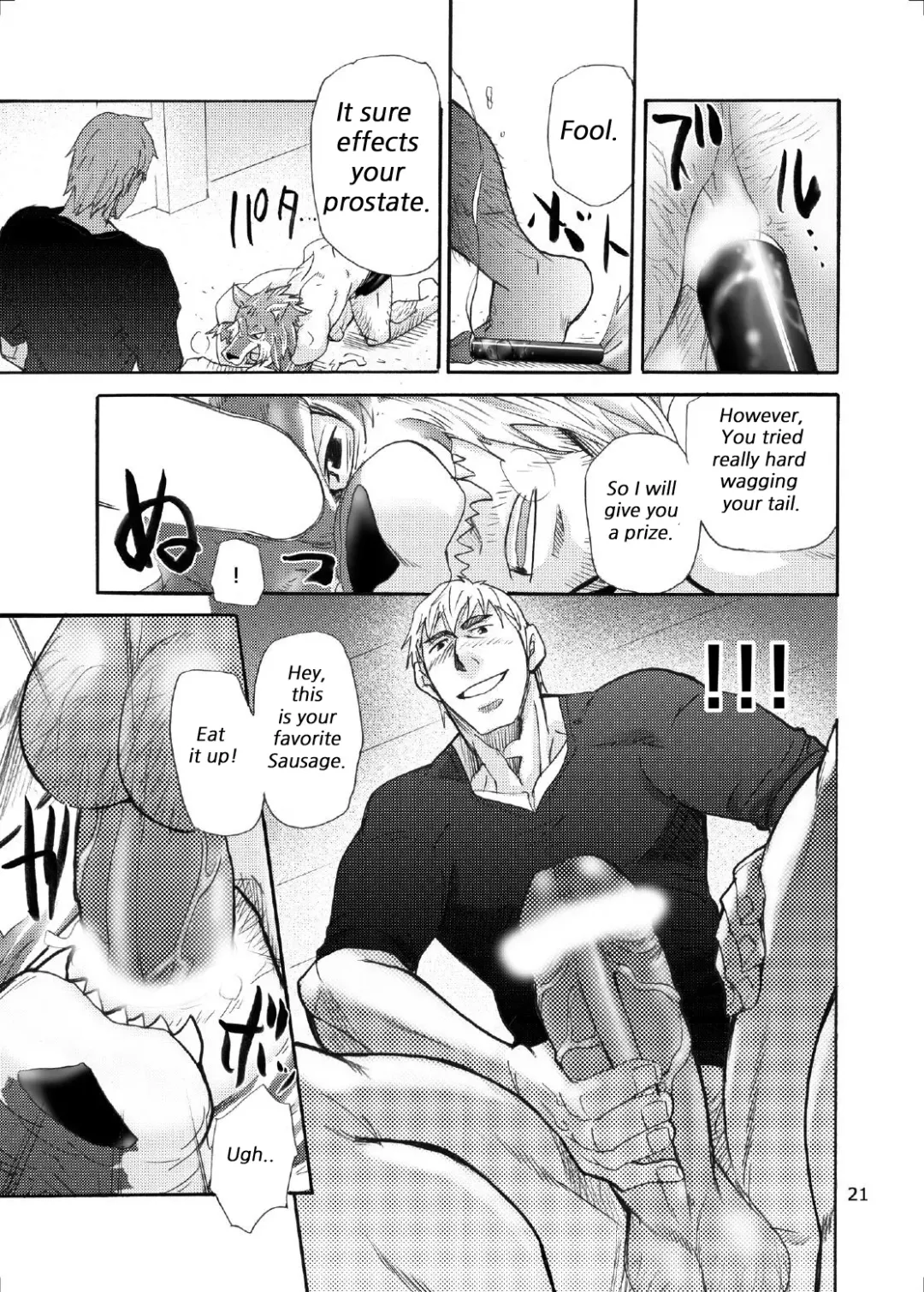 [Matsu Takeshi] Ookami Kamen to Hito no Iu | Wolf Mask Fhentai - Page 20