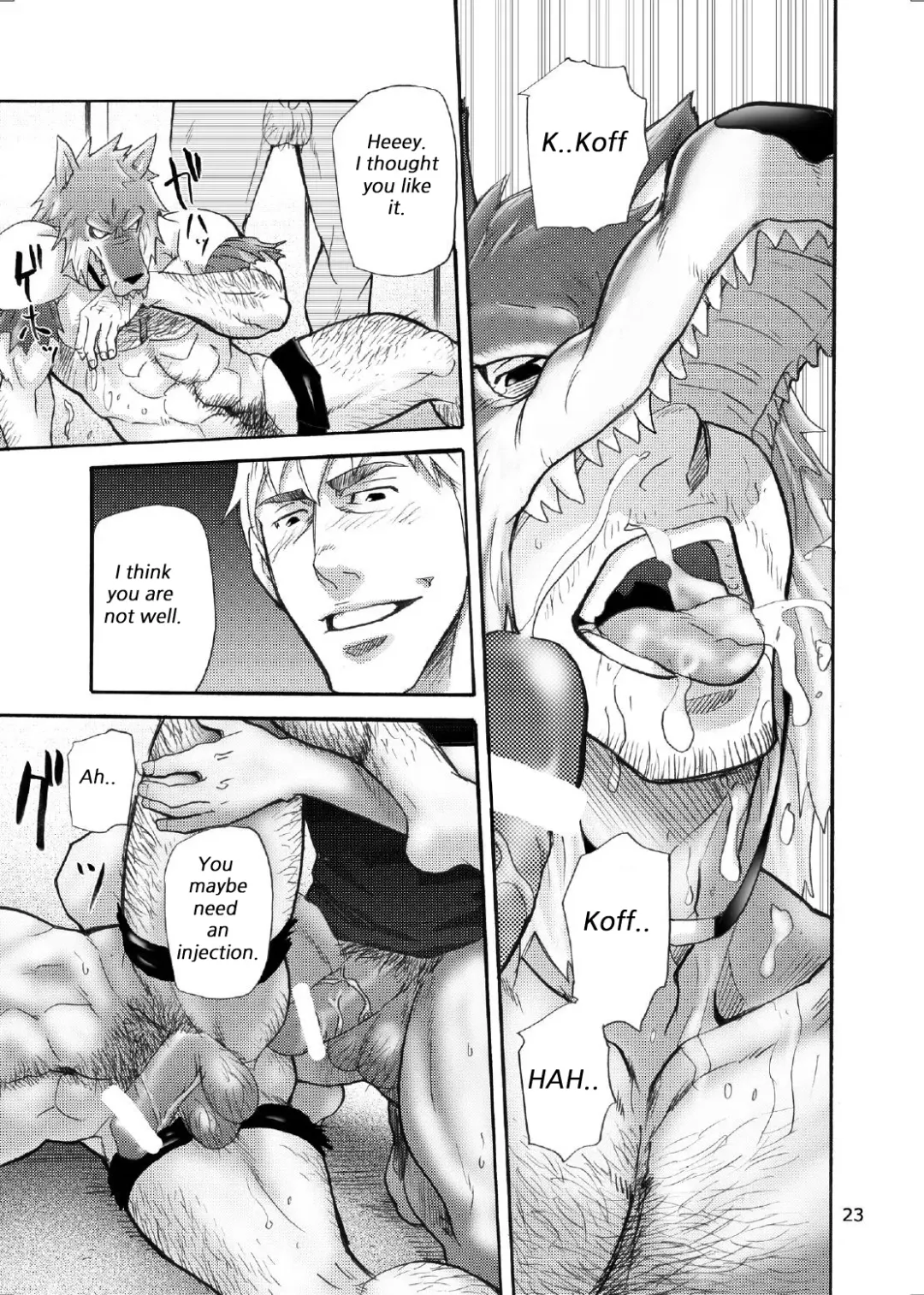 [Matsu Takeshi] Ookami Kamen to Hito no Iu | Wolf Mask Fhentai - Page 22