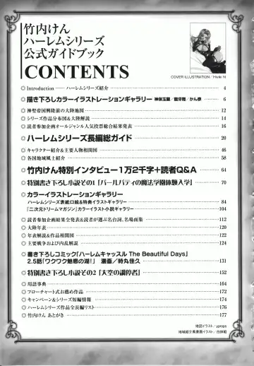 Takeuti Ken's Harem Series Official Guide Book Fhentai - Page 14