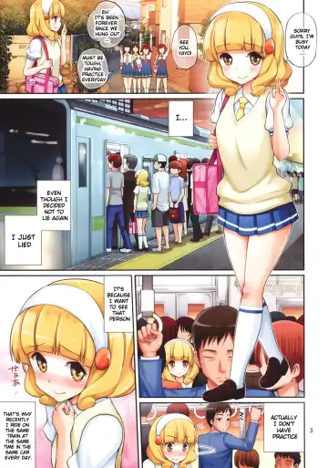 [Yahiro Pochi] Yayoi-chan no Densha de Lovematio | Yayoi-chan's Lovematio on a Train Fhentai.net - Page 2