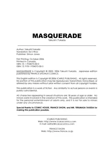 [Fukada Takushi] Masquerade Fhentai - Page 169