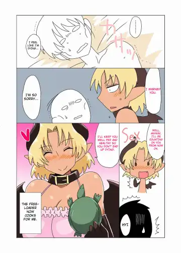 [Hroz] Kasshoku Namaiki Succubus no Isourou. | Audacious Freeloading Succubus. Fhentai.net - Page 13