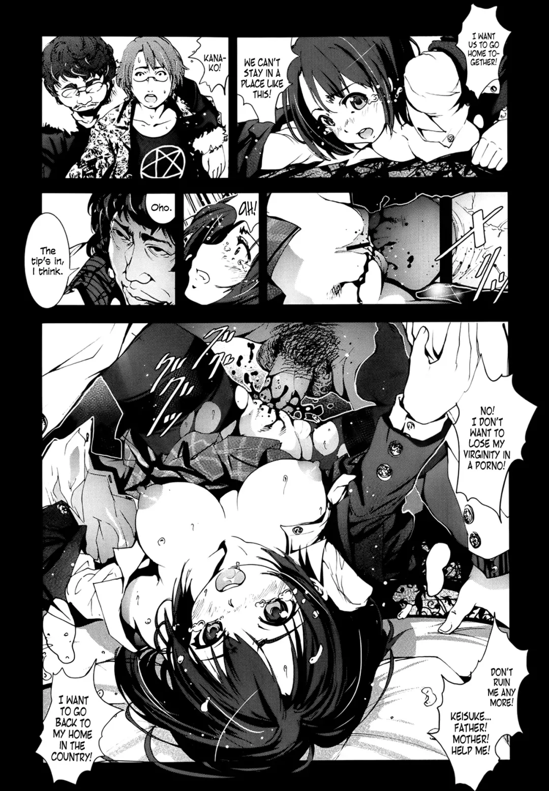 [Mokusei Zaijuu] Zetsubou no Inaka Shojo ~Joukyou Hen~ | A Virgin's Netorare Rape and Despair... ~To Tokyo Edition~ Fhentai.net - Page 11