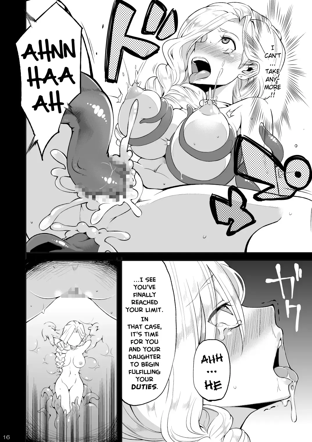 [Hanauna] Oyako ga Naedoko ni Naru Made | Until Mother and Daughter Become Monster Breeders Fhentai.net - Page 15