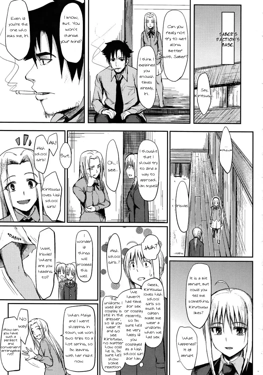 [Kosuke Haruhito] Joshikou Saber | Saber is a High School Girl Fhentai.net - Page 2