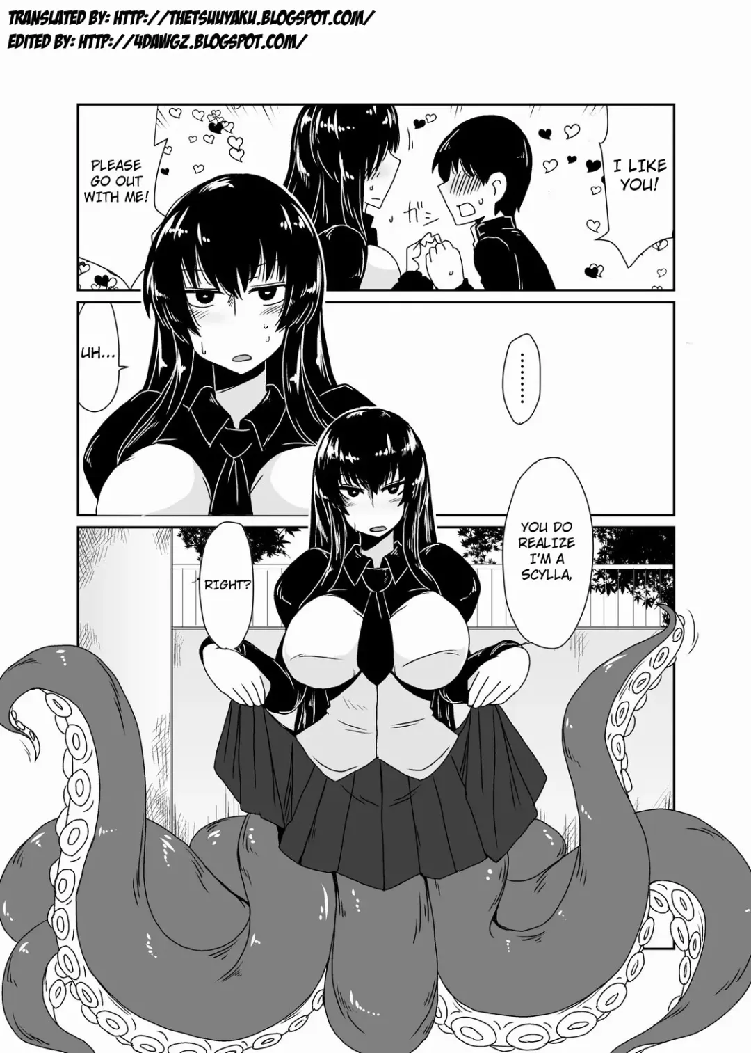 [Hroz] Scylla-san ni Makitsukarete. | In the Clutches of a Scylla Fhentai - Page 2