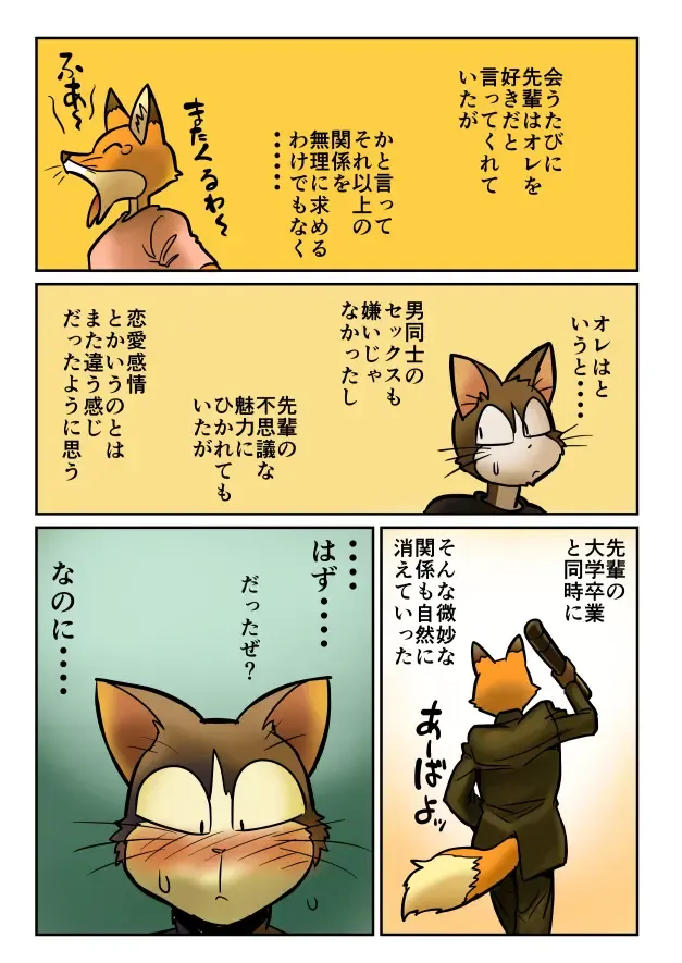 [Maririn] キツネ×ネコ・ゲイ漫画 Fhentai - Page 36