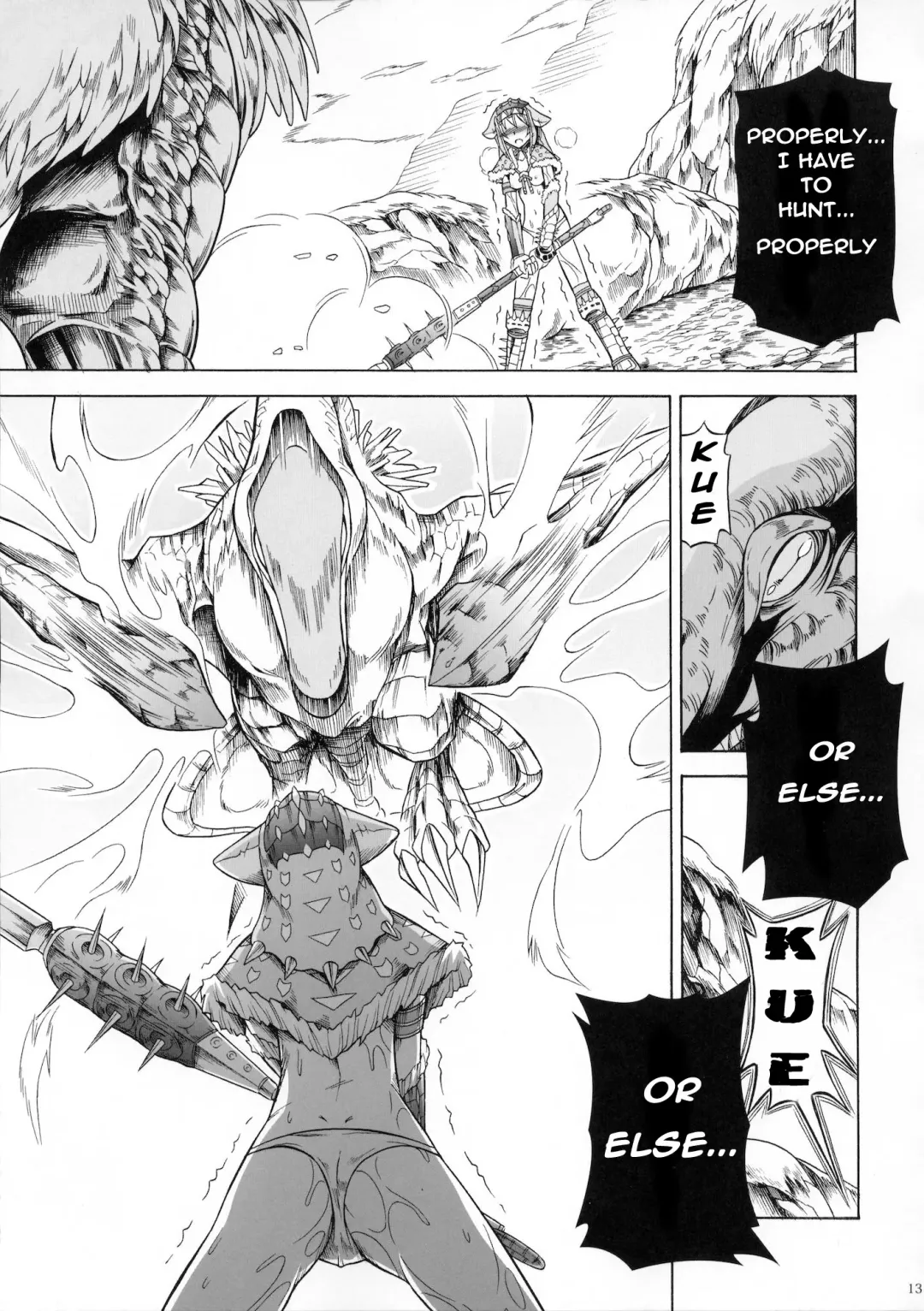 [Makari Tohru] Solo Hunter no Seitai 3 Fhentai - Page 12