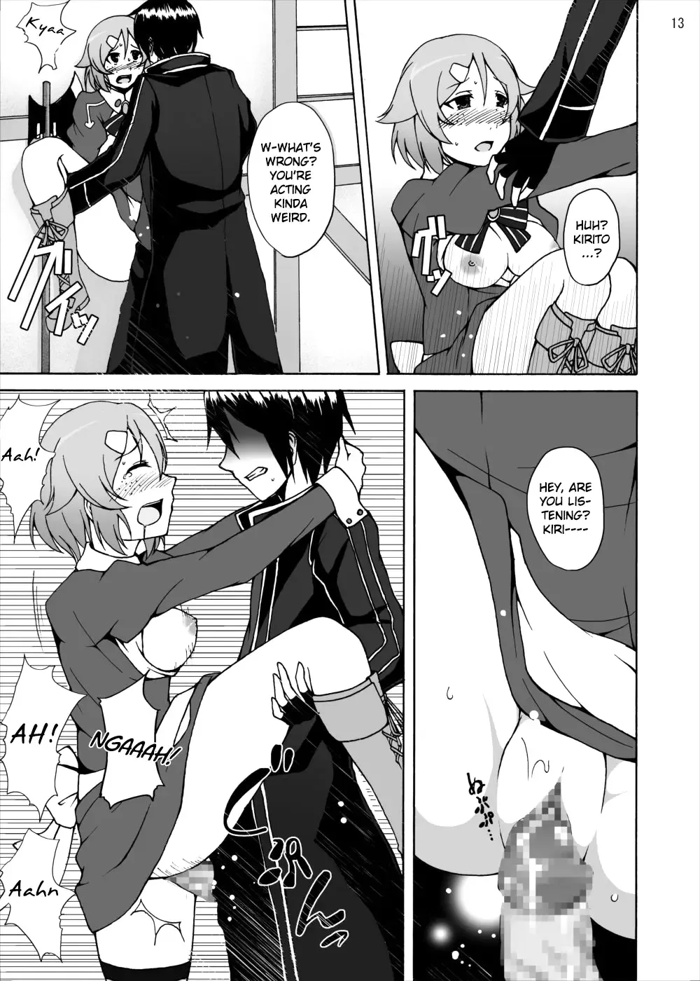 [Akihira] Lisbeth no Ketsui... Kiken na Kusuri o Tsukatte demo Asuna kara Kirito o Ubatte Miseru... | Lisbeth's Decision..To Steal Kirito From Asuna Even if She Has to Use a Dangerous Drug Fhentai - Page 13