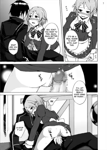 [Akihira] Lisbeth no Ketsui... Kiken na Kusuri o Tsukatte demo Asuna kara Kirito o Ubatte Miseru... | Lisbeth's Decision..To Steal Kirito From Asuna Even if She Has to Use a Dangerous Drug Fhentai.net - Page 7