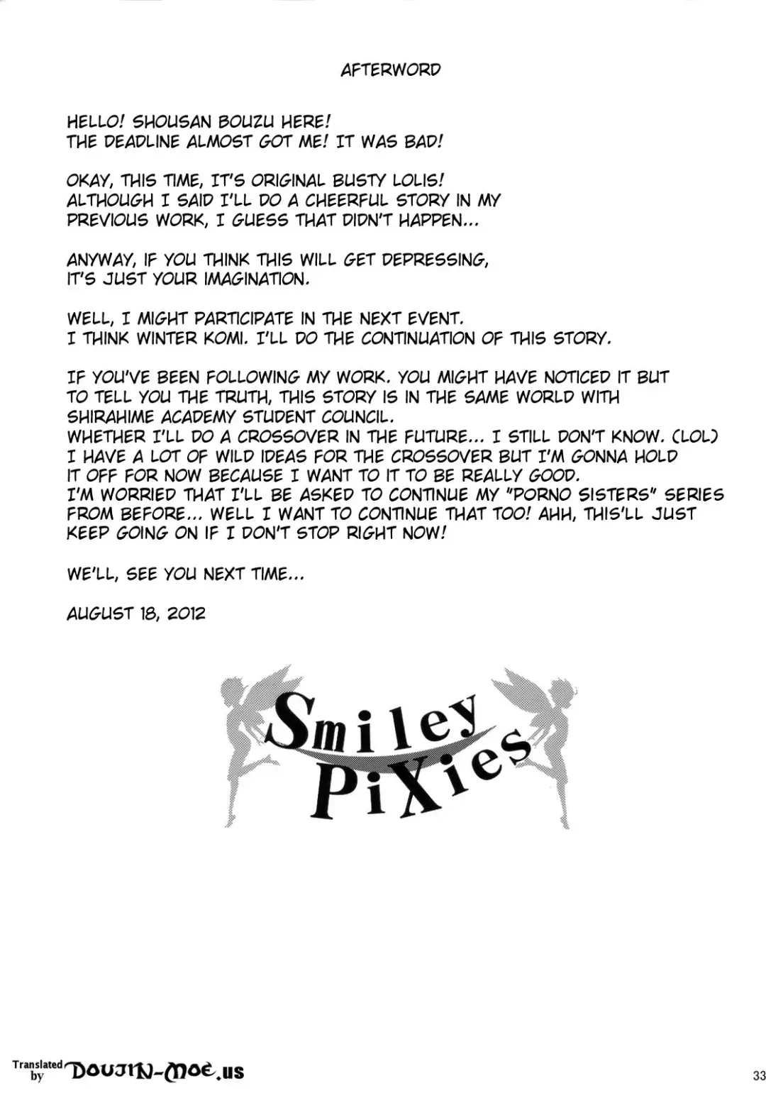 [Shousan Bouzu] Smiley PiXies Fhentai - Page 32