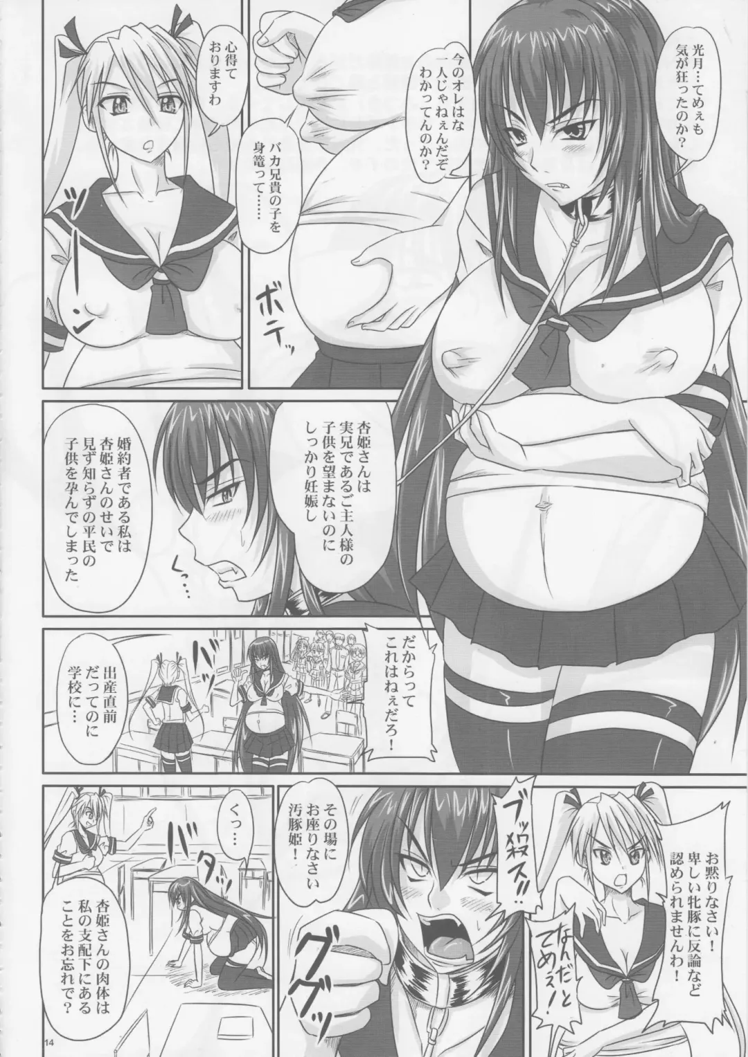[Nozarashi Satoru] Do-S na Hime wa Kegasareru Haji no San - Kichiku no Utage Fhentai - Page 13