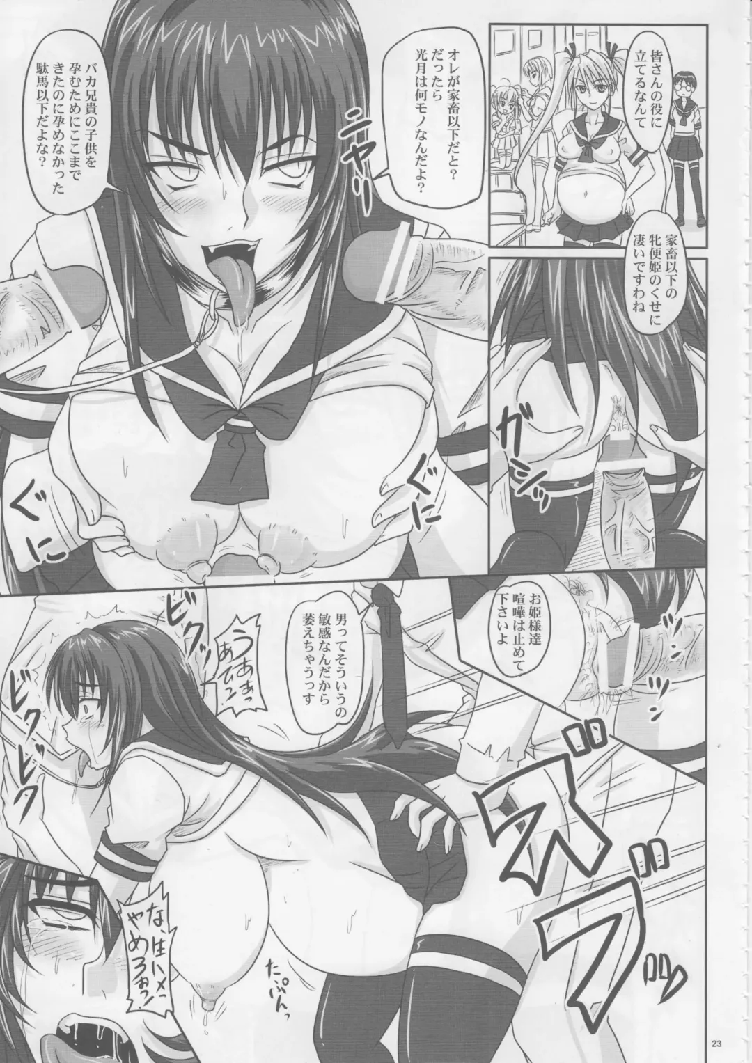 [Nozarashi Satoru] Do-S na Hime wa Kegasareru Haji no San - Kichiku no Utage Fhentai - Page 22