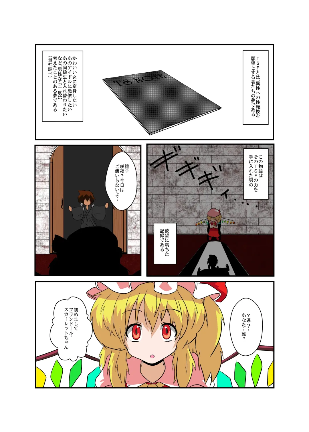 [Mikaduki Neko] Touhou TS Monogatari ~Flandre-hen~ Fhentai - Page 4