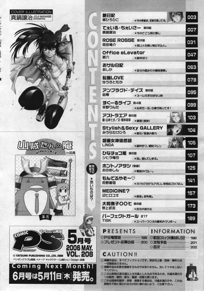 COMIC Penguin Club Sanzokuban 2006-05 Fhentai - Page 202