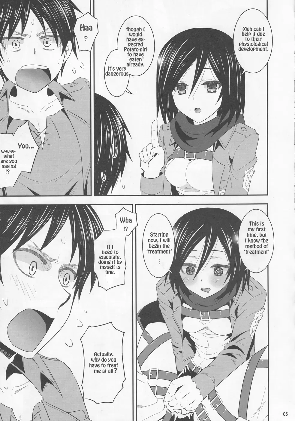 [Uonuma Yuu] Shingeki no Mikasa - attack on Mikasa Fhentai - Page 5