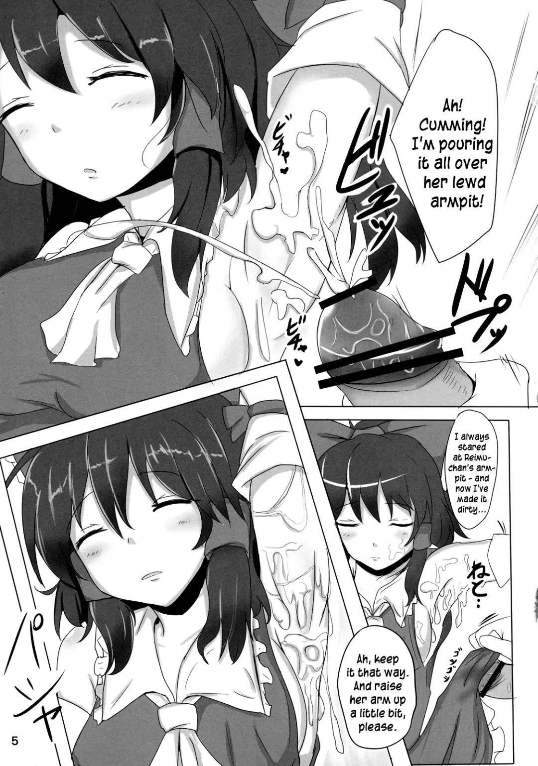 [Poshi] The Record of Reimu-san's Secret Photo-Shoot Fhentai - Page 5