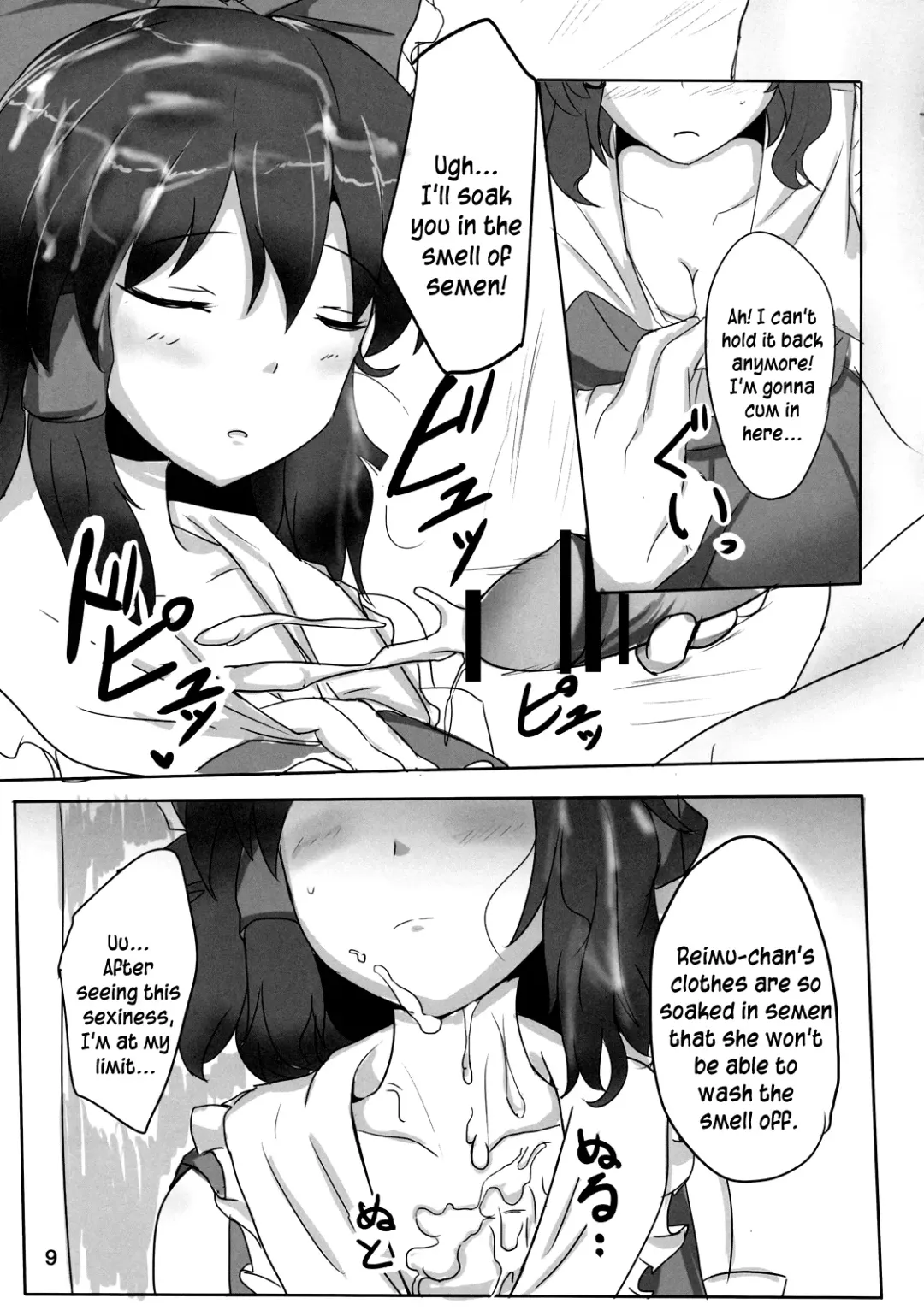 [Poshi] The Record of Reimu-san's Secret Photo-Shoot Fhentai - Page 9