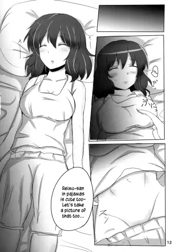 [Poshi] The Record of Reimu-san's Secret Photo-Shoot Fhentai - Page 12