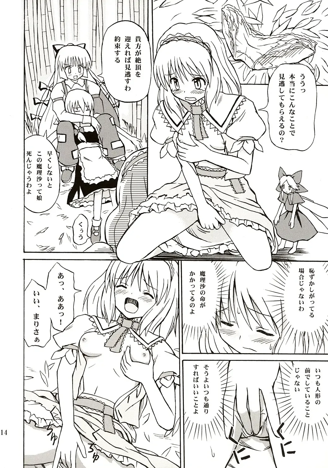 [Takaku Toshihiko] Touhou Youjo Ranbu Fhentai - Page 13