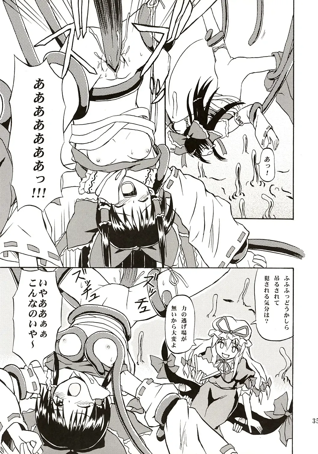 [Takaku Toshihiko] Touhou Youjo Ranbu Fhentai - Page 34