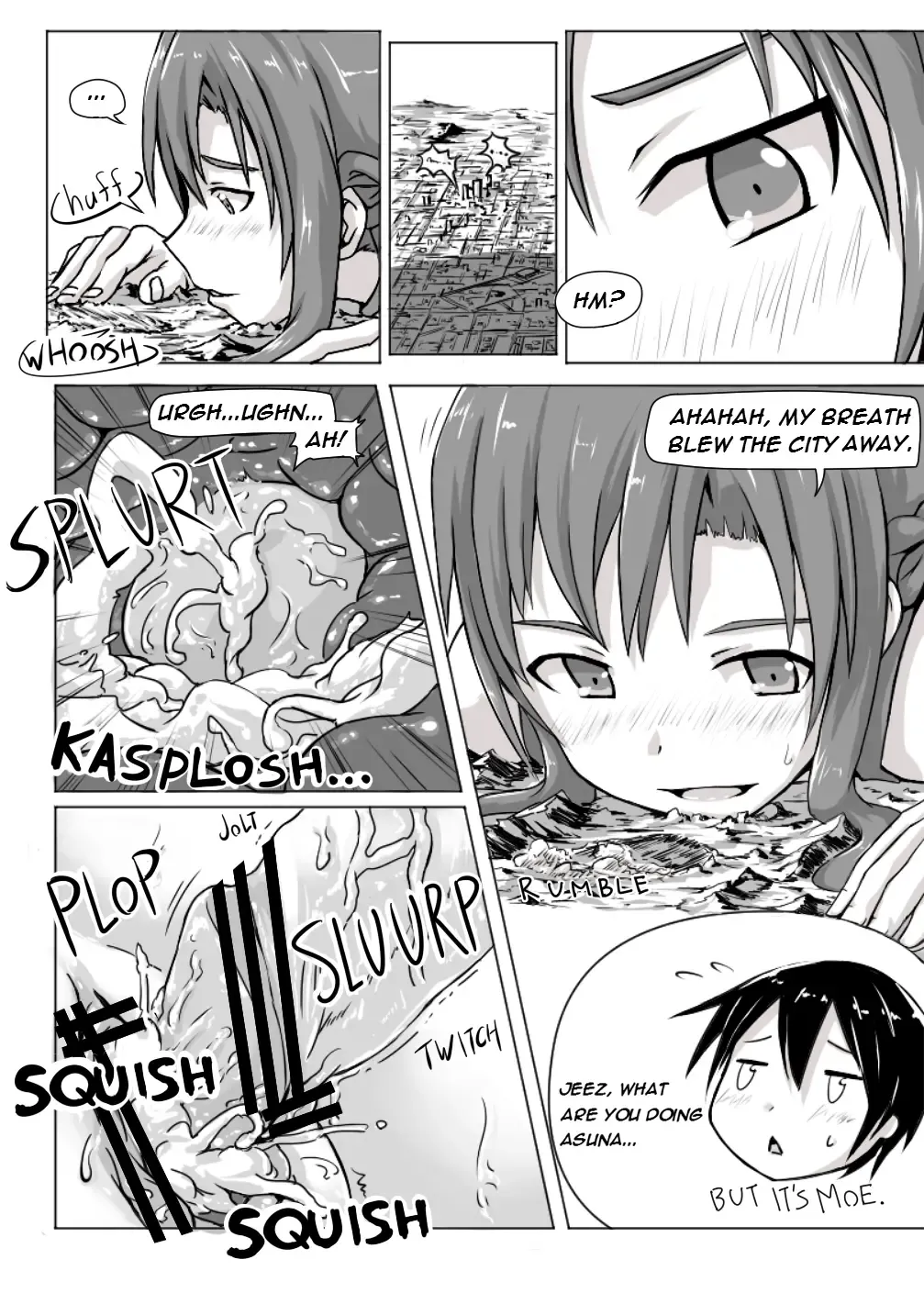 [Terada Ochiko] Size Henkou de Asuna ga Yaritai Houdai Online Japanese + English Fhentai - Page 19