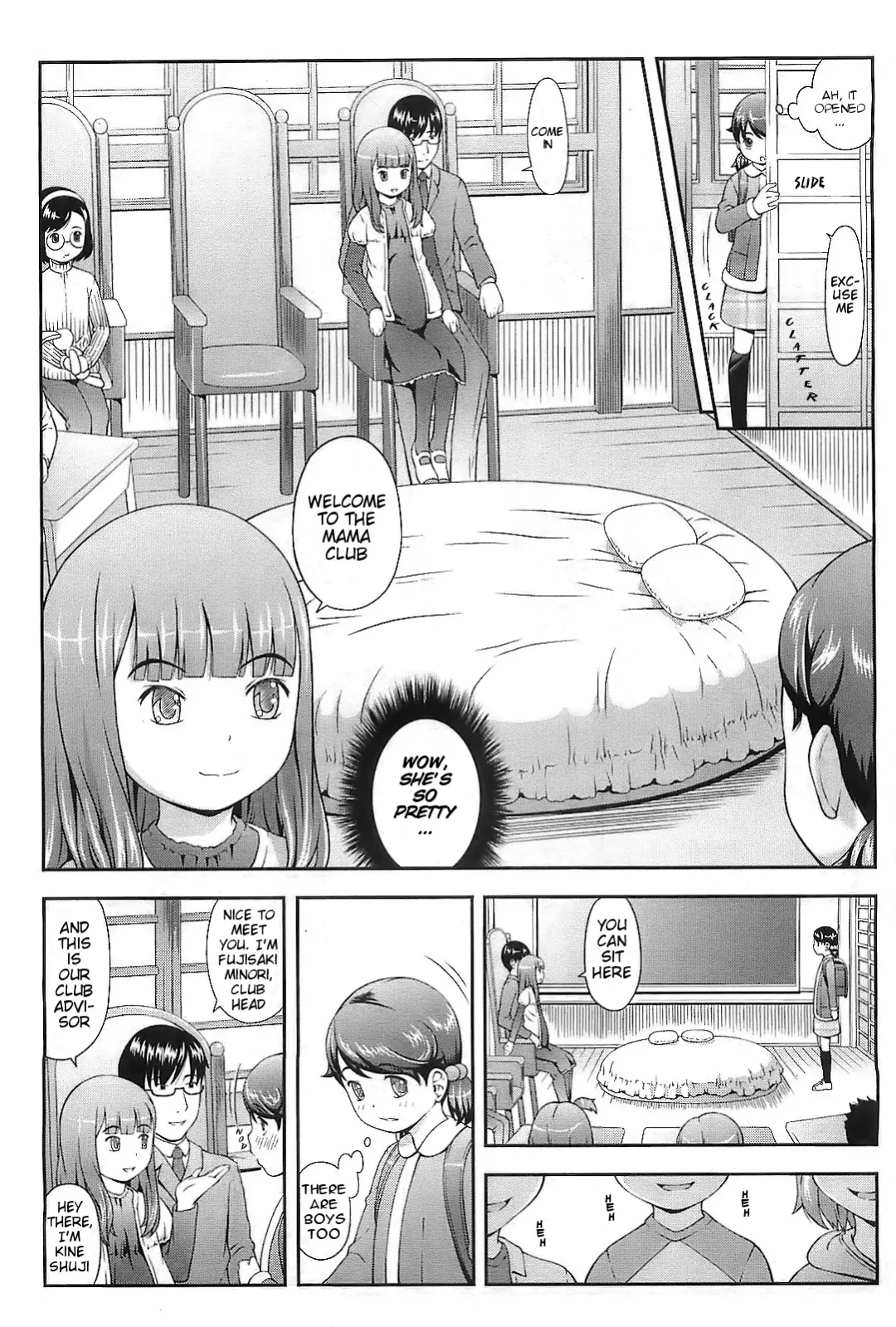 [Sakurafubuki Nel] Mama Club e Youkoso | Welcome to the Mama Club Ch.01 Fhentai.net - Page 9