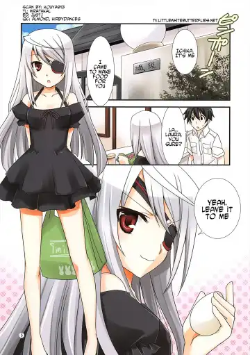 [Yamabuki Mook] Laura Taichou to Dekiru kana? | Can I Do It With Commander Laura? Fhentai - Page 5