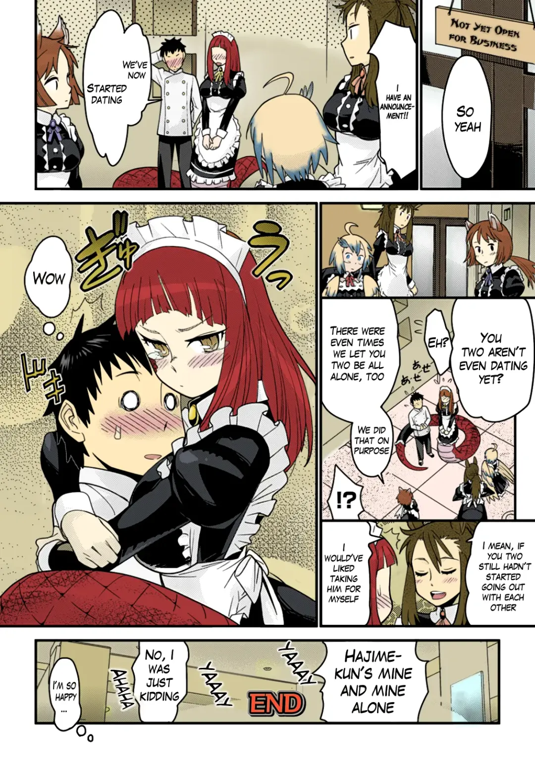 [Kuroshiki] Mon Cafe yori Ai o Komete | With Love, the Monster Cafe (decensored) Fhentai - Page 32