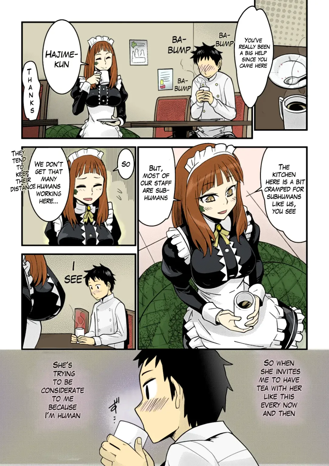 [Kuroshiki] Mon Cafe yori Ai o Komete | With Love, the Monster Cafe (decensored) Fhentai - Page 4